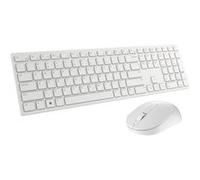 Dell Pro Keyboard and Mouse KM5221W - Ensemble clavier et souris - sans fil - 2.4 GHz - QWERTY - International US - blanc - avec 3 years NBD Advance Exchange G