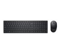 Dell Pro Keyboard and Mouse KM5221W - Ensemble clavier et souris - sans fil - 2.4 GHz - QWERTY - International US - noir - avec 3 years NBD Advance Exchange Noir G