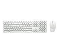 Ensemble clavier et souris Dell Pro KM5221W - Ensemble clavier et souris - sans fil - 2.4 GHz - AZERTY - Belge - blanc