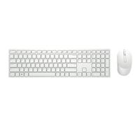 Dell Pro KM5221W - Ensemble clavier et souris - sans fil - 2.4 GHz - QWERTY - R.-U. - blanc - avec 3 years NBD Advance Exchange