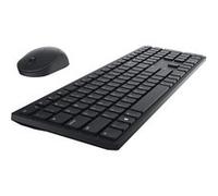 Dell Pro KM5221W - Ensemble clavier et souris - sans fil - 2.4 GHz - QWERTZ - Hongrois - noir - avec 3 years NBD Advance Exchange G
