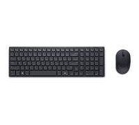 Dell Pro KM555 - Ensemble clavier et souris - silencieux - compact - sans fil - 2.4 GHz, Bluetooth - QWERTY - R.-U. - noir - avec 3 years NBD Advance Exchange