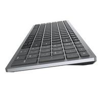 Dell Pro Plus Compact Keyboard and Mouse - KM7120W - Ensemble clavier et souris - sans fil - 2.4 GHz, Bluetooth 5.0 - R.-U. - gris titan - avec 3 years NBD Advance Exchange G
