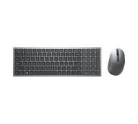 Dell Pro Plus Compact Keyboard and Mouse - KM7120W - Ensemble clavier et souris - sans fil - 2.4 GHz, Bluetooth 5.0 - Français - gris titan - avec 3 years NBD Advance Exchange - pour Latitude...