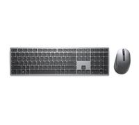 Dell Pro Plus Keyboard and Mouse KM7321W - Ensemble clavier et souris - sans fil - 2.4 GHz, Bluetooth 5.0 - AZERTY - Français - gris titan