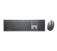 Dell Pro Plus Keyboard and Mouse KM7321W - Ensemble clavier et souris - sans fil - 2.4 GHz, Bluetooth 5.0 - AZERTY - Belge - gris titan G