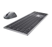 Dell Pro Plus Keyboard and Mouse KM7321W - Ensemble clavier et souris - sans fil - 2.4 GHz, Bluetooth 5.0 - QWERTY - Pan Nordic - gris titan - avec 3 years NBD Advance Exchange - pour Latitude...