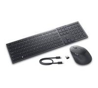 Dell Pro Premium Collaboration KM900 - Ensemble clavier et souris - collaboration - rétroéclairé - sans fil - 2.4 GHz, Bluetooth 5.1 - QWERTY - R.-U. - graphite - avec 3 years NBD Advance Exchange G