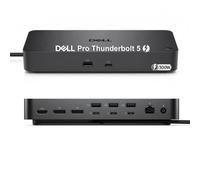 Dell Pro Thunderbolt 5 Station d'accueil WD25TB5 300 W 13 en 1 USB-C | Prend en charge 1 x 8K, jusqu'à 4 x écrans 4K, alimentation 300 W, Ethernet 2,5 G, 2 x DisplayPort, HDMI, 3 ans WRT