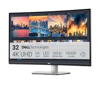 DELL S Series S3221QSA LED display 80 cm (31.5") 3840 x 2160 pixels 4K Ultra HD LCD Noir, Argent