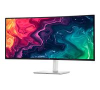 Dell 34 Plus USB-C Écran Incurvé S3425DW 34 Pouces 3440 x 1440 Pixels 120Hz VA Comfortview Plus AMD FreeSync Premium, 99% sRGB, 95% DCI-P3, Haut-parleurs Intégrés, Garantie 3 Ans - Blanc Cendré