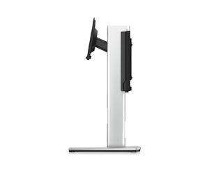 DELL Socle Tout-en-Un MFS22 pour OptiPlex Micro, écrans 19-27", VESA 100x100, Inclinaison -5°/21°, Rotation 180°, Gestion Câbles, Argent/Noir
