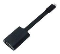 Dell USB type C-to-VGA Adapter - Carte d'écran - HD-15 (VGA) (F) pour 24 pin USB-C (M) - noir - pour Chromebook 3110, 3110 2-in-1; Latitude 3120, 54XX, 73XX, 74XX, 7520; Precision 35XX, 55XX Noir G
