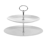 Della Cucina Porselein Présentoir à gâteaux 2 étages