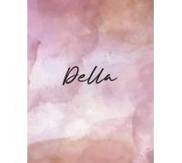 Della: Dot Grid Notebook 8.5 X 11 For Graphing Pad, Design Book, Work Book, Planner, Dotted Notebook, Bullet Journal, Sketch Book, Math Book - V.802