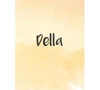 Della: Dot Grid Notebook 8.5 X 11 For Graphing Pad, Design Book, Work Book, Planner, Dotted Notebook, Bullet Journal, Sketch Book, Math Book - V.802