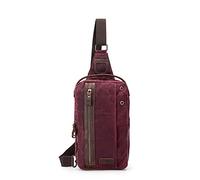 Della Q Mini Messenger Bag, Cuir, Red, Taille unique