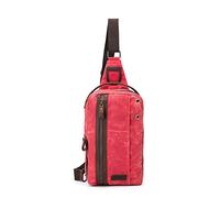 Della Q Mini Messenger Bag, Cuir, Salmon, Taille unique