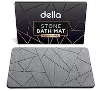 Della Tapis de Bain en Pierre de qualité supérieure - Tapis de Douche en Terre de diatomée Super Absorbant - Pierre de Bain à séchage Rapide pour Sol de Salle de Bain - Tapis de Bain Moderne en