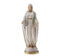 DELL'ARTE Articles Religieux Statue en Fine Porcelaine Madonna des Grèces 20 cm