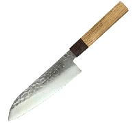 Dellinger WA-Santoku Knife 170mm, Sakai Takayuki VG-10 Zelkova Oktagon