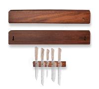 Dellinger Wooden magnetic strip (wallnut) 430x65x20mm