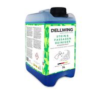 Dellwing Nettoyant concentré pour pierre et façade, 5 l, produit nettoyant pour façades, plâtre, murs de maison et pierres, fabriqué en Allemagne