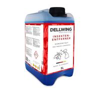 Dellwing Nettoyant Insectes concentré 5 l, nettoyant Insectes pour Voiture, pour Peinture, Verre et Plastique, idéal pour Le prétraitement Avant Le Lavage du véhicule, fabriqué en Allemagne