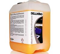DELLWING - Shampooing pour voiture avec cire Wash & Wax, 2,5 l - Shampooing de qualité professionnelle pour votre voiture - À diluer jusqu’au 1/200