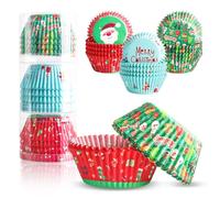dellyy Caissette Muffins Papier, 300 Pièces Moule Muffin, Caissettes Cupcake, Papier Cuisson pour Cuisson, Mariage, Anniversaire, Fête