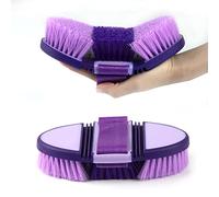 dellyy Kit de nettoyage pour chevaux, brosse à gratter pour bétail, brosse de vache, brosse magique, brosse à racine, brosse de cheval, brosse de nettoyage, brosse à racine pour les amateurs de
