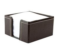 DELMON VARONE - Bloc-notes en cuir marron "Anilin" de qualité supérieure avec 500 feuilles de papier, pour le bureau, idéal pour écrire des pensées, des idées et des notes