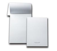 DELMON VARONE Lot de 2 bloc-notes de rechange de 50 feuilles avec couverture blanche au format A5