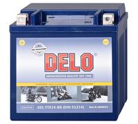Delo Batterie Au Gel, Rempliée Et Fermée YTX14-BS 12V/14AH SAE205A