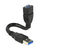 DeLOCK 0.15m 2xUSB3.0-A câble USB USB 3.2 Gen 1 (3.1 Gen 1) 0,15 m USB A Noir