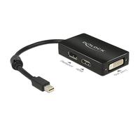 DeLOCK 0.16m DisplayPort/Displayport + HDMI + DVI 0,16 m Mini DisplayPort DisplayPort + DVI + HDMI Noir