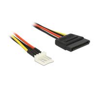 DeLOCK 0.24m SATA 15p / 4p 0,24 m