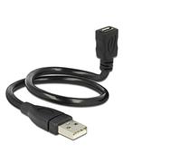 DeLOCK 0.35m, USB2.0-A/USB2.0 Micro-B câble USB 0,35 m USB A Micro-USB B Noir