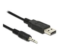 Delock 1.8m USB 2.0-A/2.5mm Noir - Adaptateur et connecteur de câbles (USB 2.0-A, 2.5mm, Male Connector/Male Connector, 1,8 m, Noir)