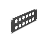 DeLOCK 10? D-Typ Patchpanel 12 Port 2 HE Schwarz
