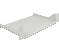 Delock 10" Fachboden für Netzwerkschrank 1 HE Grau
