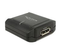 DeLOCK 11464 changeur de genre de câble Displayport 20 pin, DC 5V Displayport 20 pin Noir
