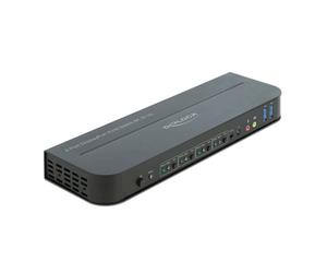 Delock 11484 Commutateur DisplayPort 1.4 KVM avec USB 3.0 et audio