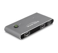 Delock 11486 commutateur écran, Clavier et Souris Anthracite