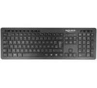 Delock 12004 sans fil Clavier allemand, QWERTZ noir port USB
