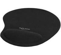 DeLock Tapis de souris 12040 avec repose-poignet noir
