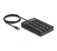 DeLOCK 12108 Clavier numérique Universel USB Noir