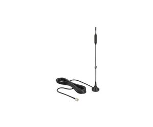DeLOCK 12420 Antenne Omni-directionnelle 5 dBi, 50 Ohm, -30°C à 70°C, compatible LTE/GSM/UMTS/Bluetooth/WLAN 2.4GHz/ZigBee/DECT/Z-Wave/LoRa 868MHz/915MHz