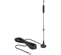 DeLOCK 12420 - Antenne Omni LTE/GSM/UMTS - connecteur SMA, 3-5 dBi, Fixe, Pied magnétique, RG-174, extérieur