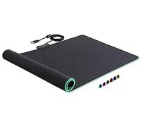 Delock 12555 Tapis de Souris RVB USB-A Noir